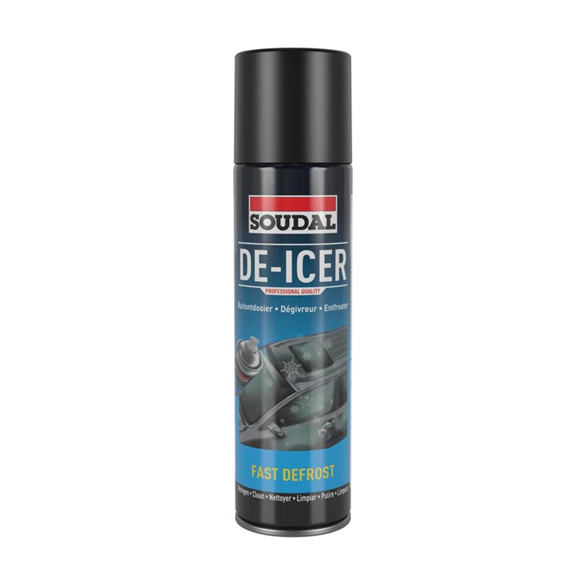 Soudal DE-ICER ontdooispray ruiten en sloten 400ml