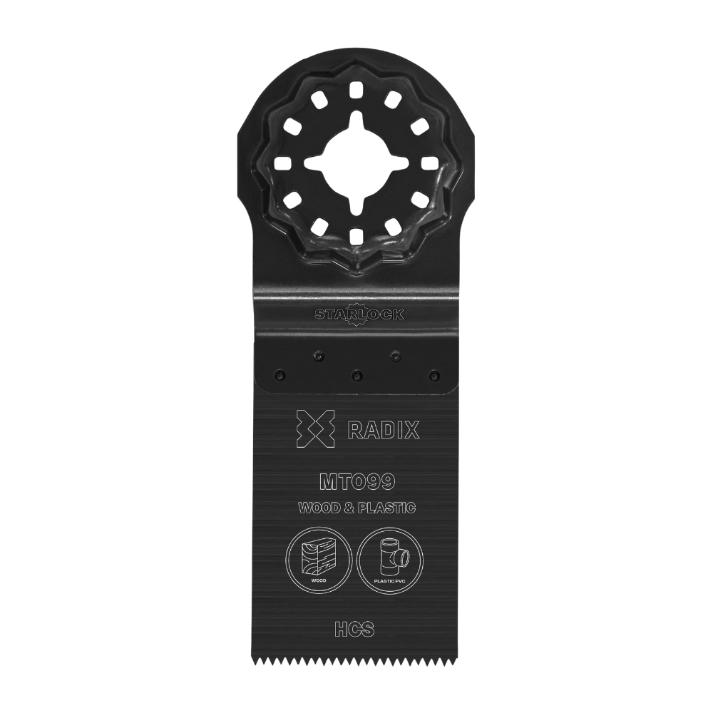 Radix Multitool zaagblad 32mm HCS – Starlock hout Radix Multitool zaagblad 32mm HCS – Starlock hout