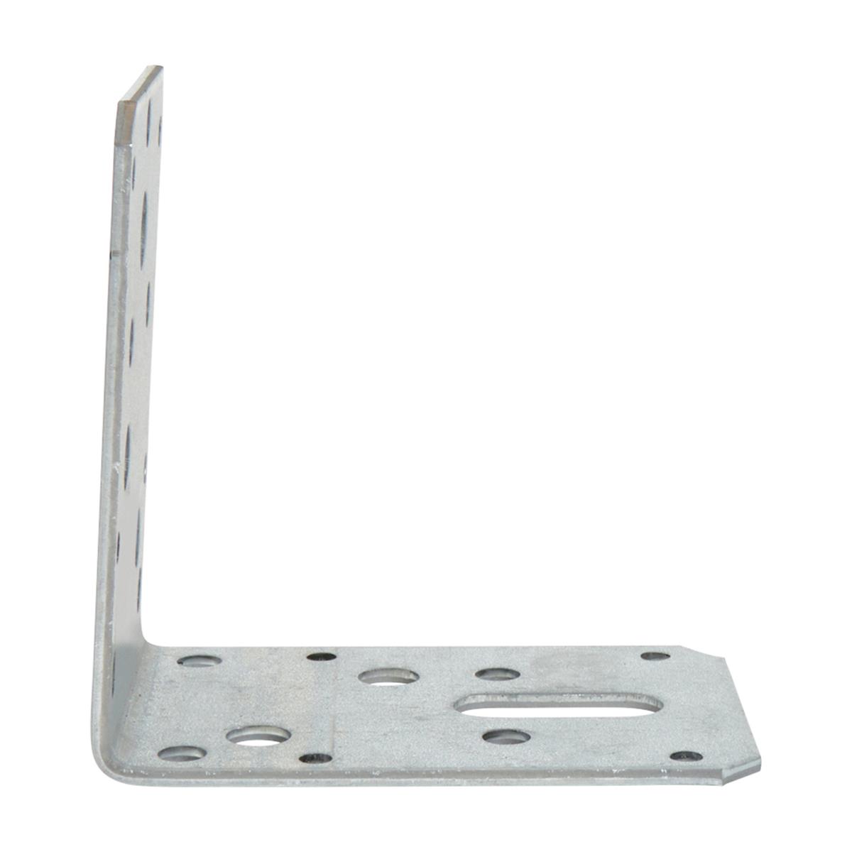 Hoekanker vlak 90 x 90 x 60 x 2.5 mm verzinkt | FixMasters Hoekanker vlak 90 x 90 x 60 x 2.5 mm verzinkt | FixMasters