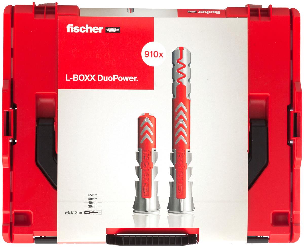 Fischer L-BOXX 102 DuoPower pluggen assortiment 910-delig Fischer L-BOXX 102 DuoPower pluggen assortiment 910-delig