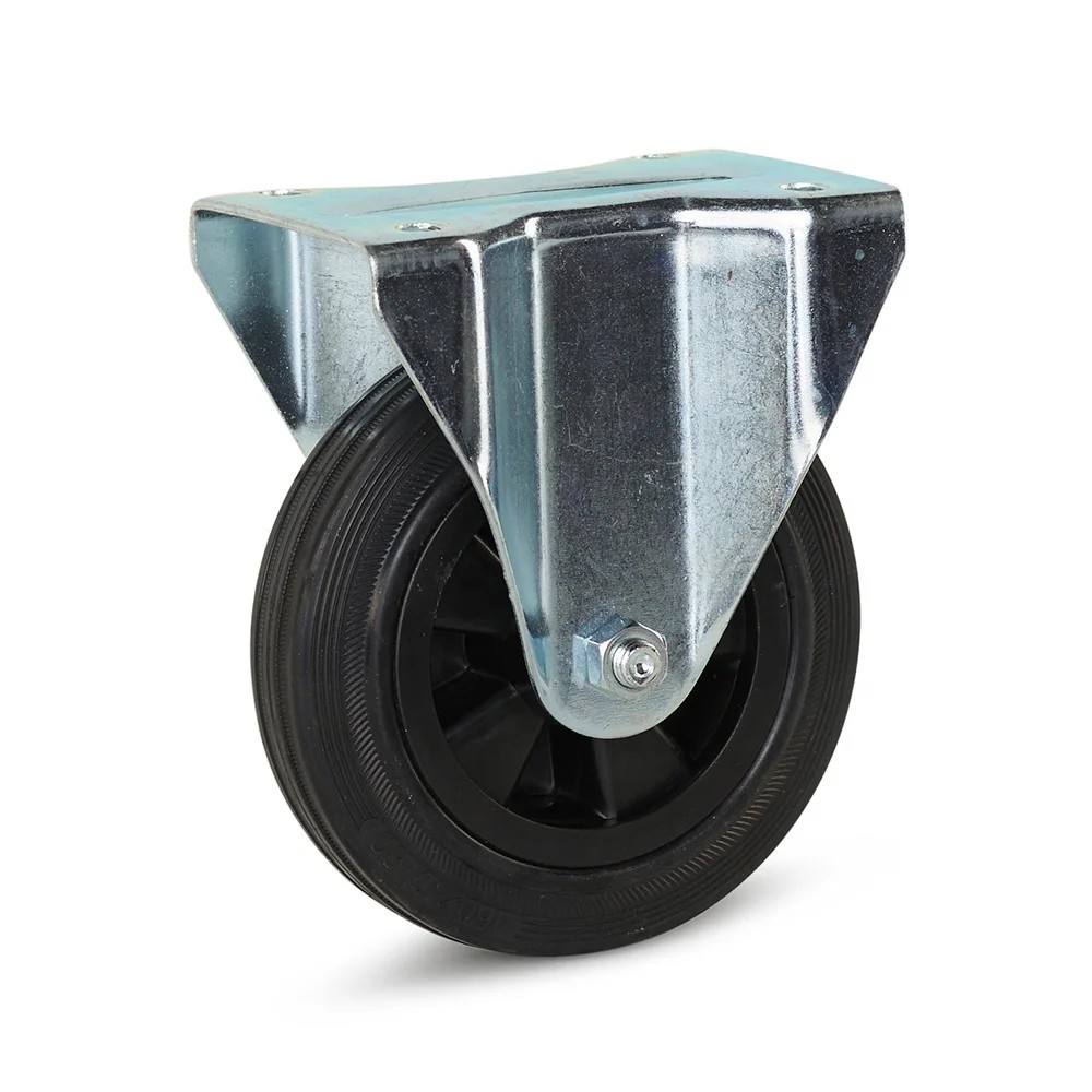 Rubber bokwiel - 160mm - 140kg Rubber bokwiel - 160mm - 140kg