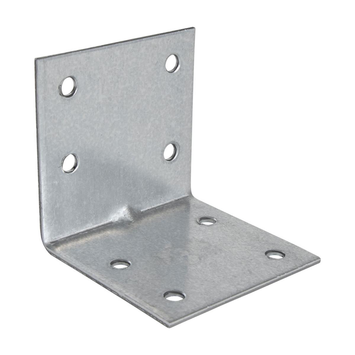 Versterkingshoek - 60 x 60 x 60 mm - Verzinkt (2 stuks) Versterkingshoek - 60 x 60 x 60 mm - Verzinkt (2 stuks)