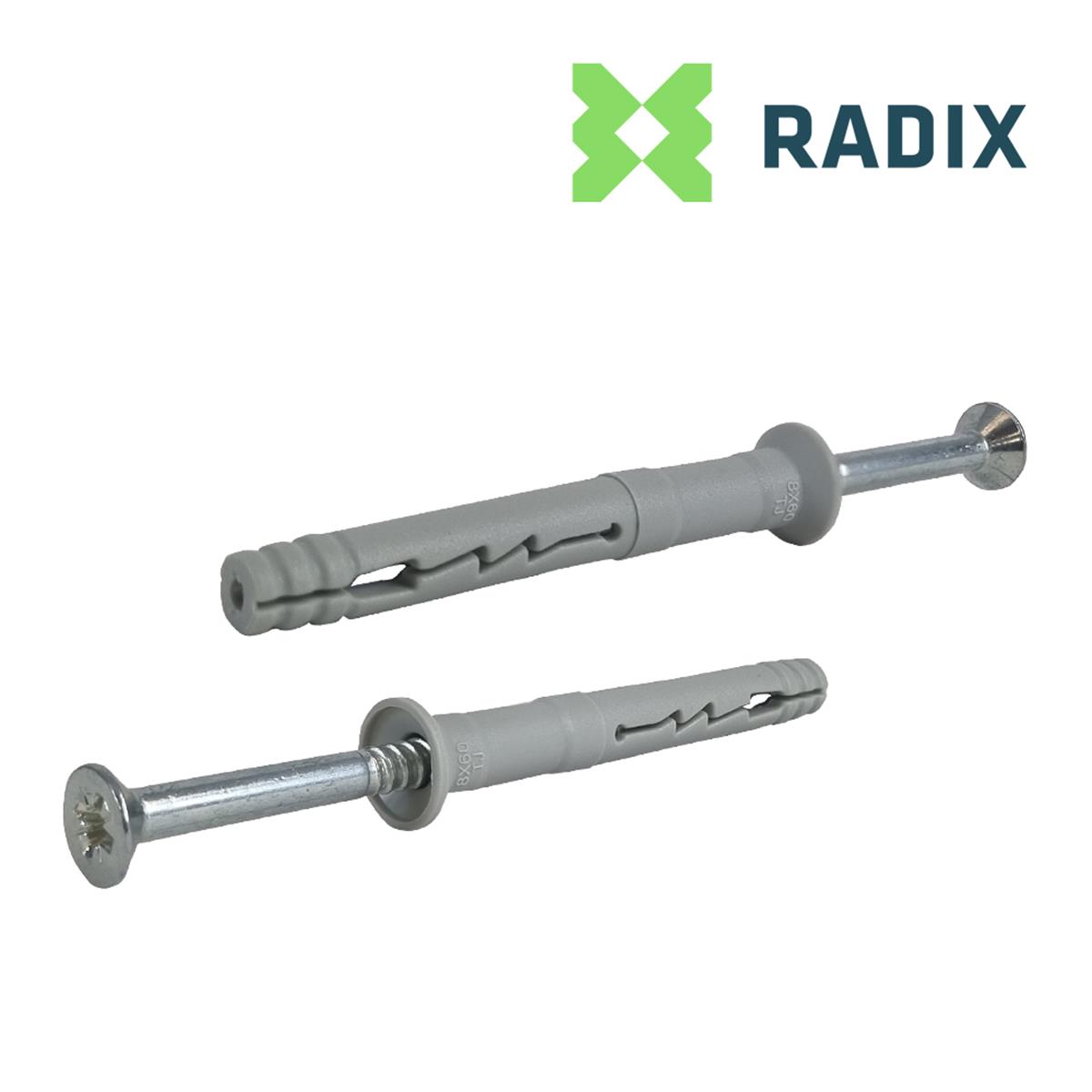 Radix fx Pro Nagelpluggen/slagpluggen verzonken kop 8 x | FixMasters Radix fx Pro Nagelpluggen/slagpluggen verzonken kop 8 x | FixMasters