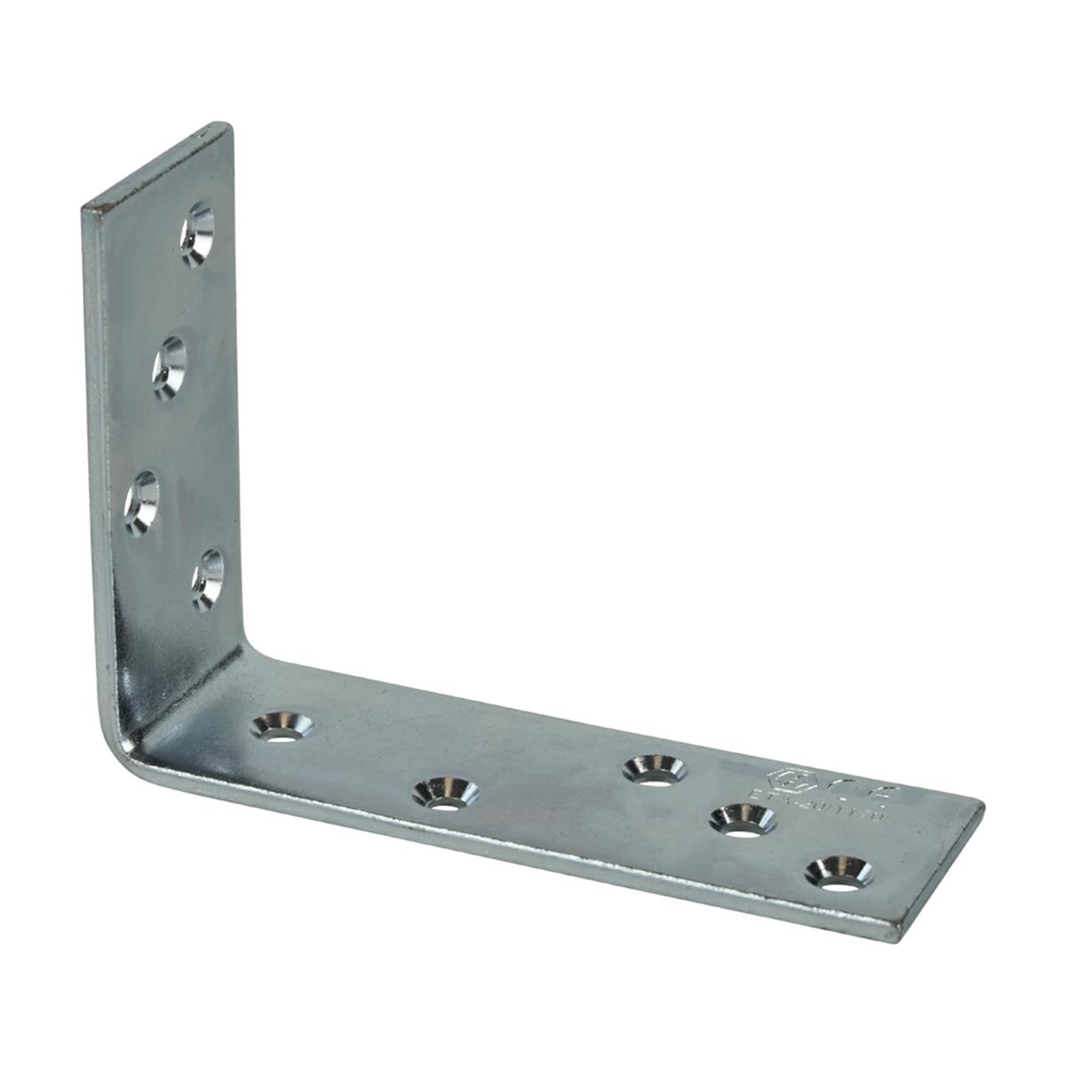 Versterkingshoek - 125 x 85 x 35 mm - Verzinkt Versterkingshoek - 125 x 85 x 35 mm - Verzinkt