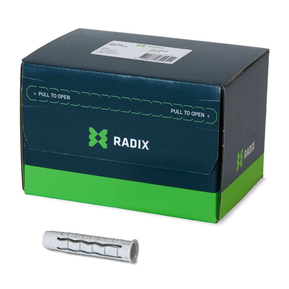 Radix fx Pro nylon pluggen 12 x 60mm | FixMasters