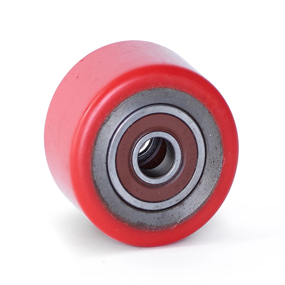 PU palletrol 80x50 - Asgatdiameter 17mm - Draagvermogen 400kg