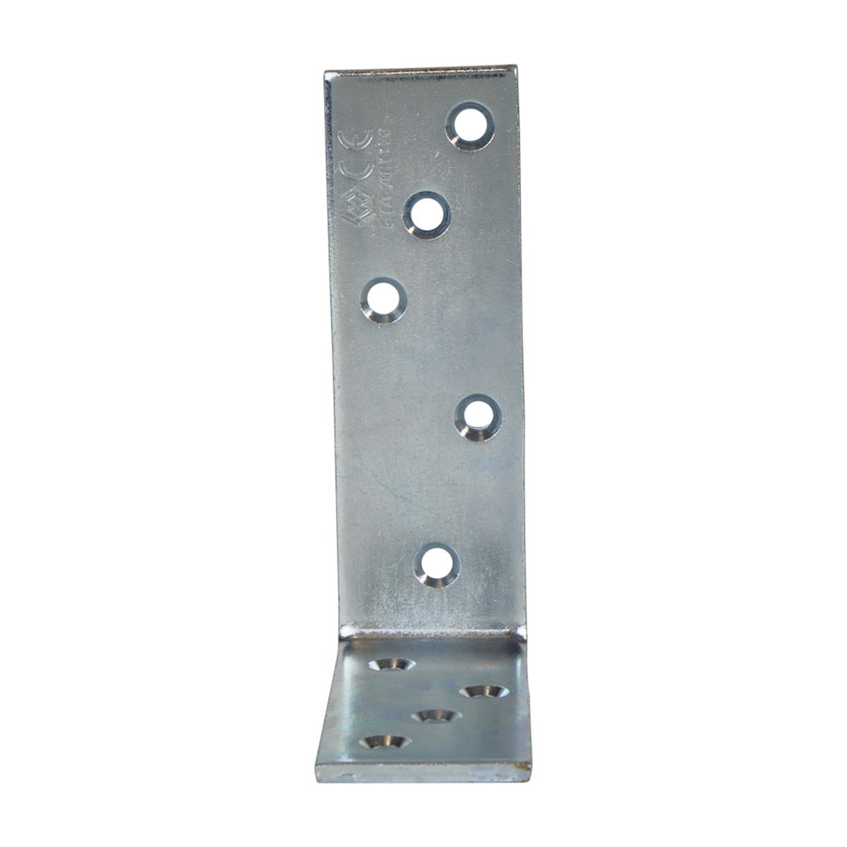 Versterkingshoek - 125 x 85 x 35 mm - Verzinkt Versterkingshoek - 125 x 85 x 35 mm - Verzinkt