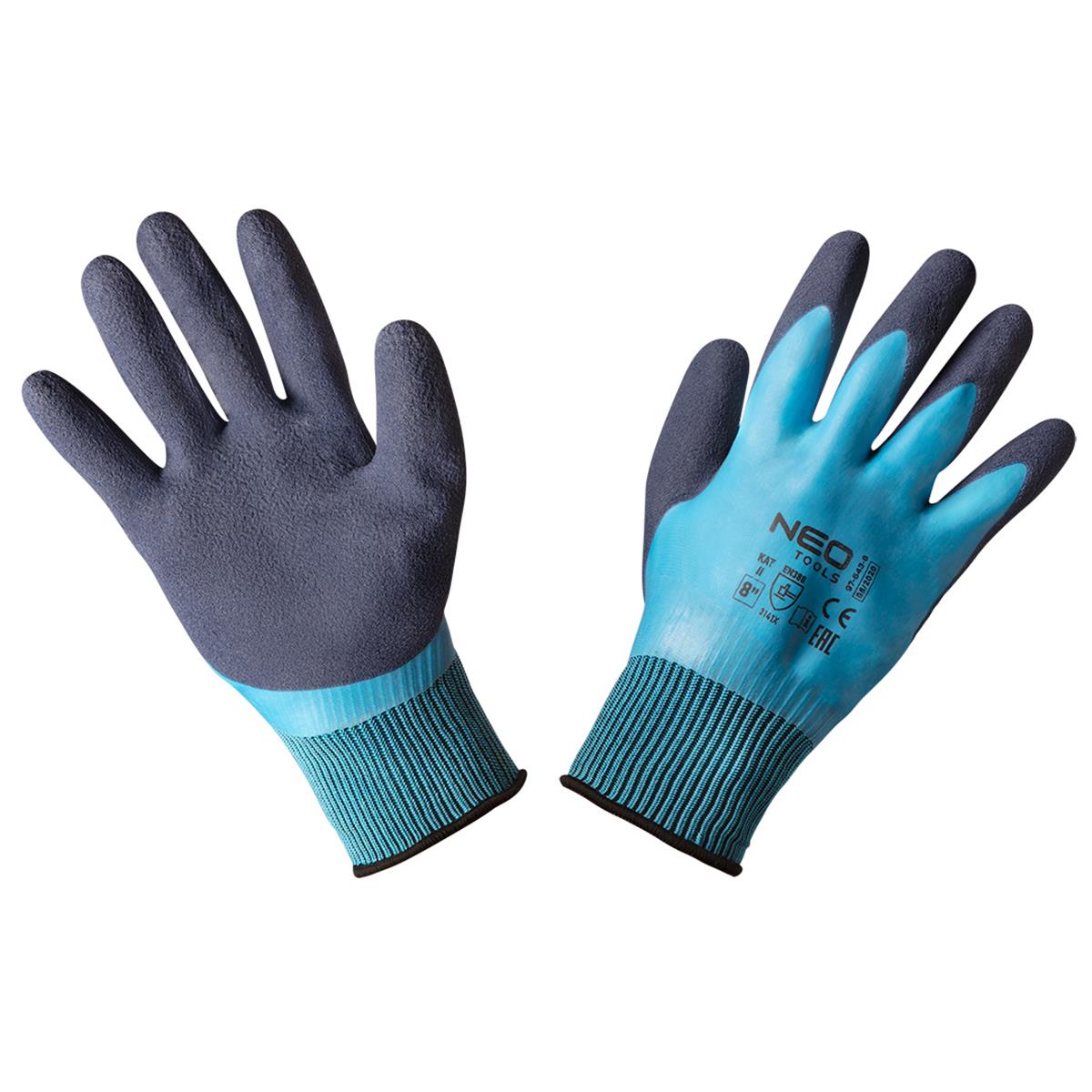 Latex werkhandschoenen dubbele coating maat 8 | FixMasters