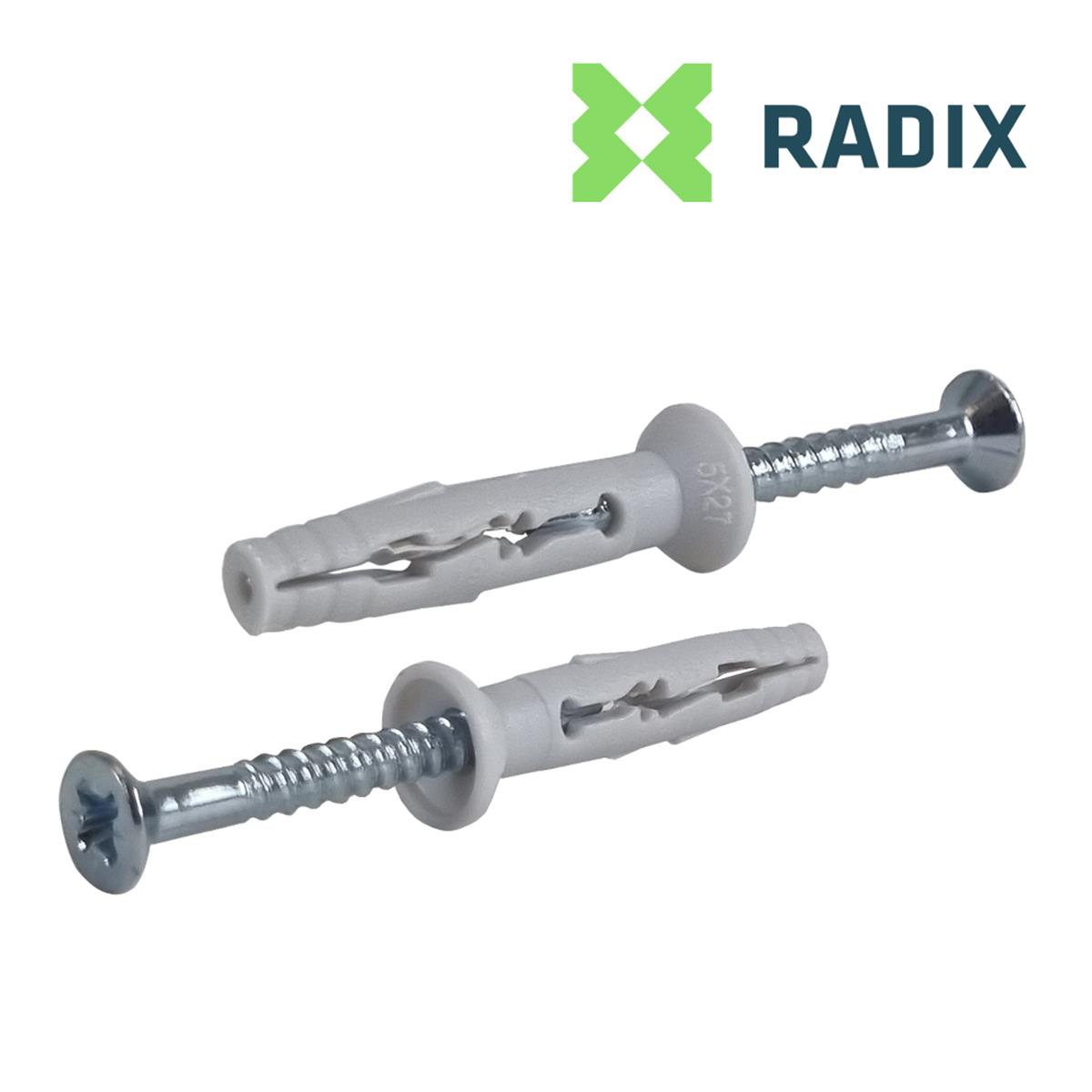 Radix fx Pro Nagelpluggen/slagpluggen verzonken kop 5 x | FixMasters