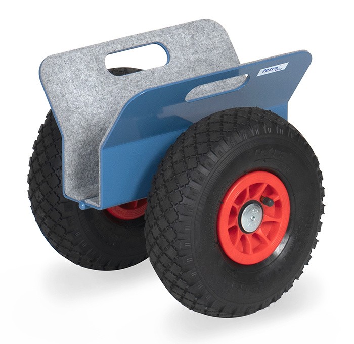 Fetra platenroller 300 mm - rubber uitvoering - 250 kg draagkracht Fetra platenroller 300 mm - rubber uitvoering - 250 kg draagkracht