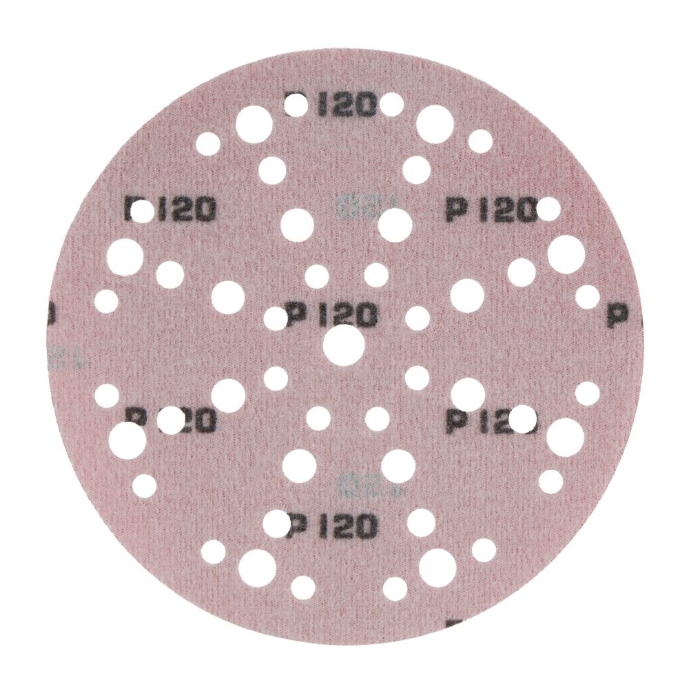 Radix Pro Schuurschijf Klittenband 150mm P120 - 49 stofgaten (50 stuks) Radix Pro Schuurschijf Klittenband 150mm P120 - 49 stofgaten (50 stuks)
