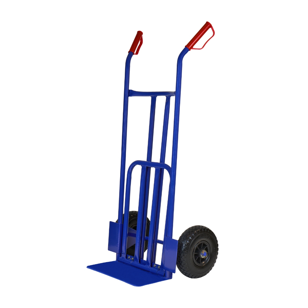 Steekwagen blauw Incl. klep max 200 kg luchtband Rood/zwart | FixMasters
