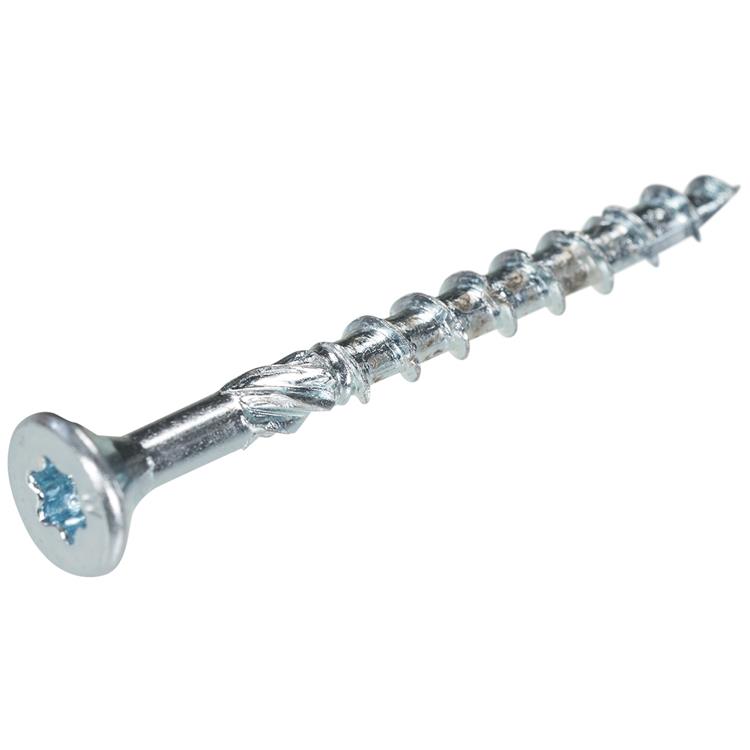Woodies Ultimate houtschroeven Torx T20 platkop 4x40mm verzinkt deeldraad - 500 stuks