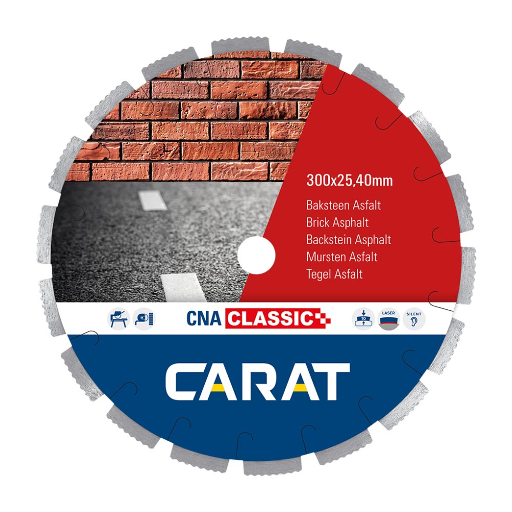 Carat - Diamantzaagblad - Baksteen - Ø150 x 22,23 mm - Nat gebruik Carat - Diamantzaagblad - Baksteen - Ø150 x 22,23 mm - Nat gebruik
