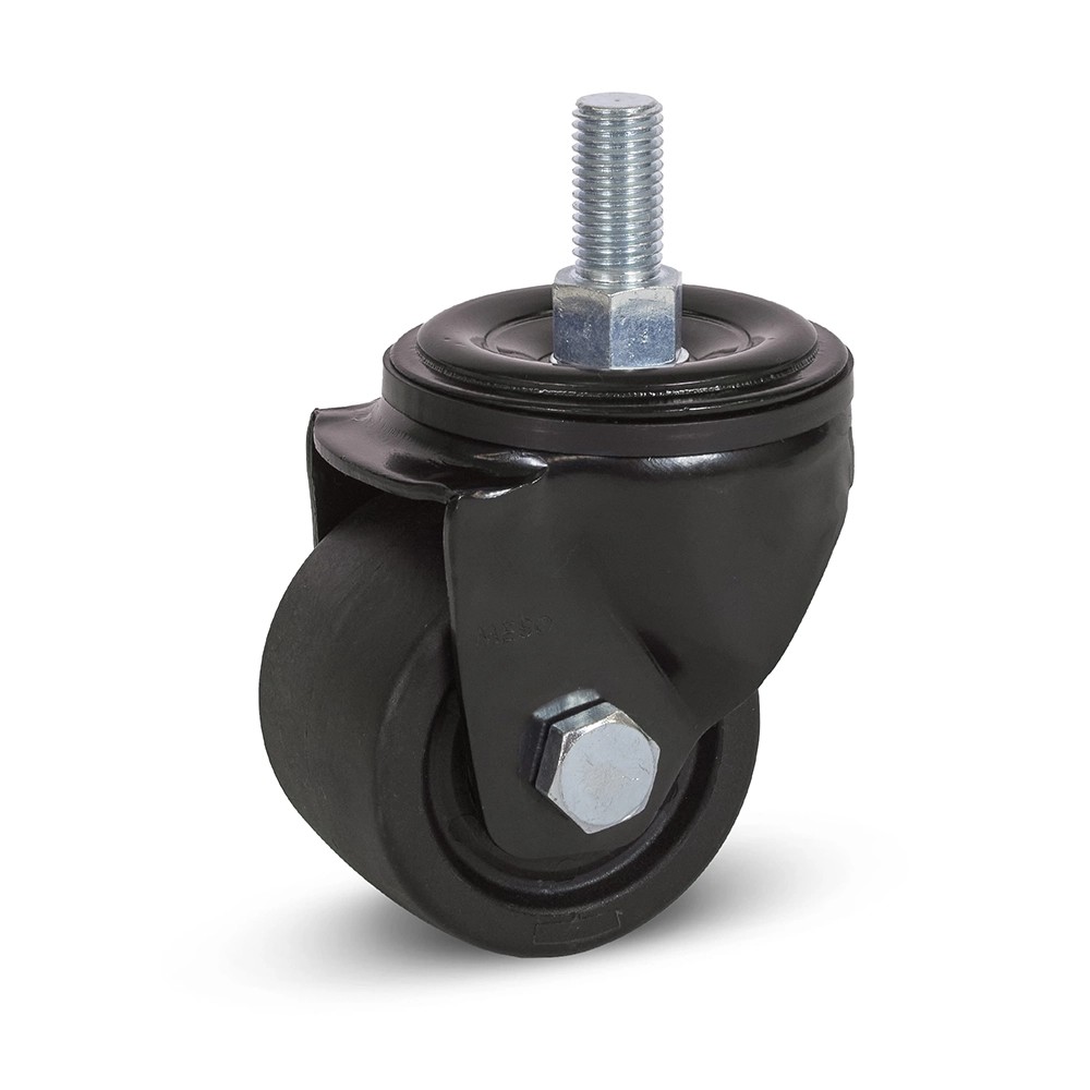 Nylon zwaarlast zwenkwiel met schroefdraad - Ø65mm - 500kg Nylon zwaarlast zwenkwiel met schroefdraad - Ø65mm - 500kg