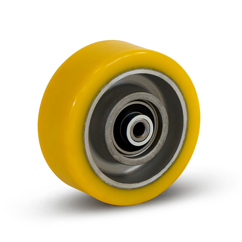 Polyurethaan zwaarlast wiel - 100mm - 350kg Polyurethaan zwaarlast wiel - 100mm - 350kg