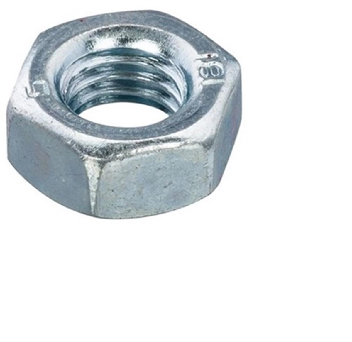 Zeskantmoer M16 DIN934 Klasse 8 Verzinkt - Verpakking 100 stuks Zeskantmoer M16 DIN934 Klasse 8 Verzinkt - Verpakking 100 stuks