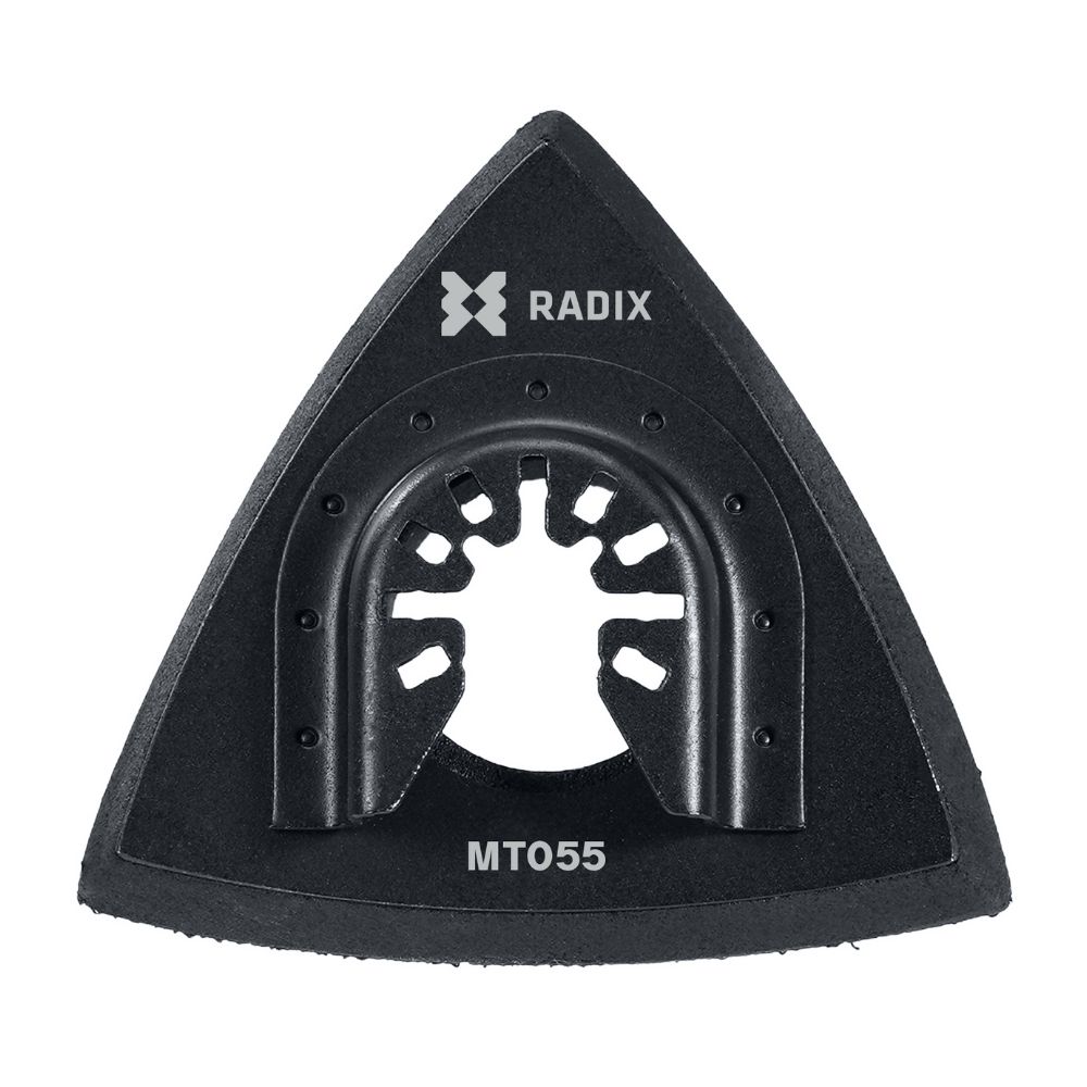 Radix - Multitool schuurzool - Driehoek - Klittenband - 80x80x80mm Radix - Multitool schuurzool - Driehoek - Klittenband - 80x80x80mm