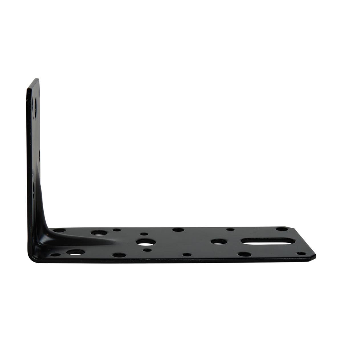 Hoekanker ril 150 x 90 x 60 x 2.5 mm zwart | FixMasters Hoekanker ril 150 x 90 x 60 x 2.5 mm zwart | FixMasters