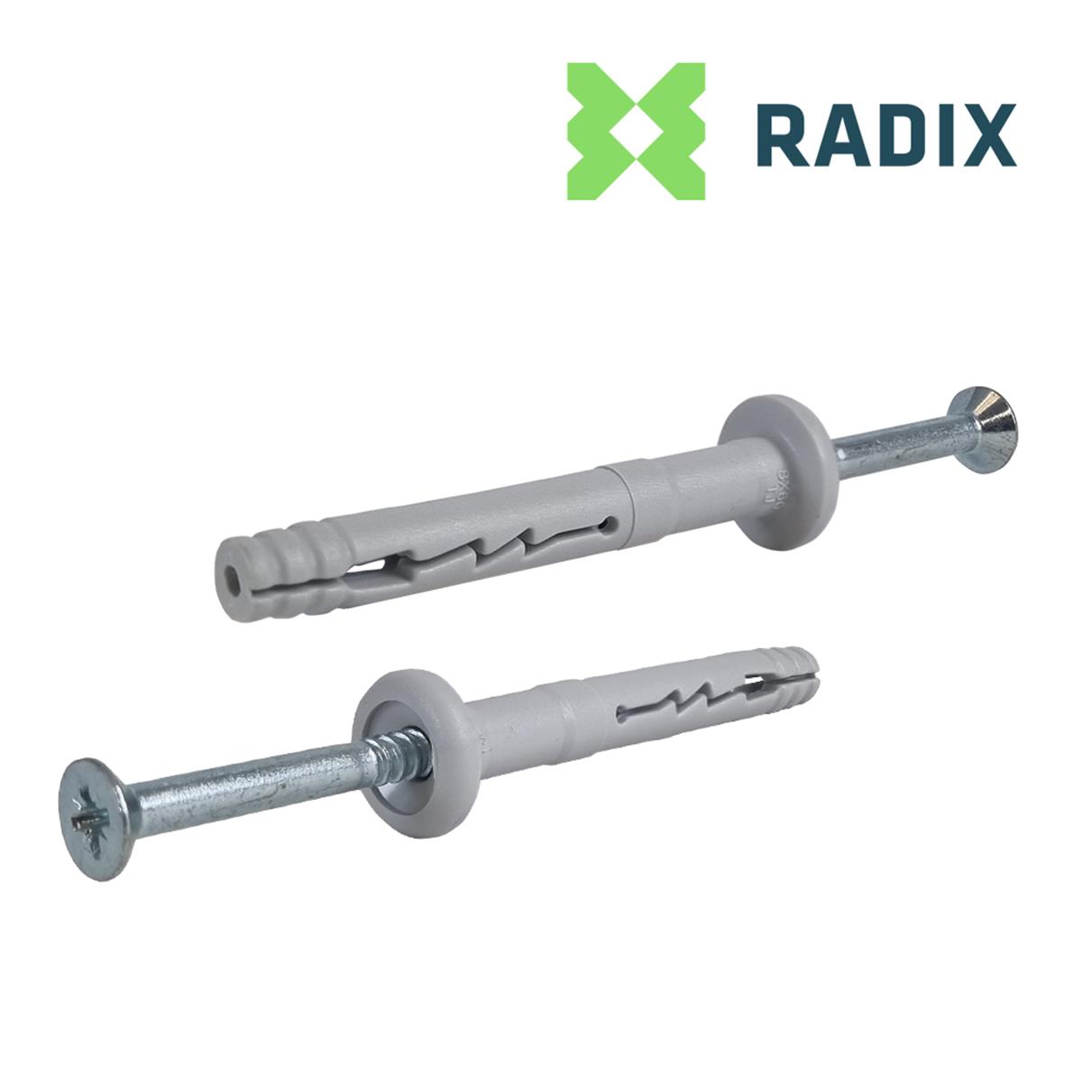 Radix fx Pro Nagelpluggen/slagpluggen grote kraag 8 x | FixMasters Radix fx Pro Nagelpluggen/slagpluggen grote kraag 8 x | FixMasters
