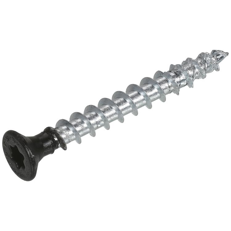 Dynaplus beslagschroeven zwarte kop - 4x40mm - Torx 20 - Verzinkt voldraad (200 stuks)