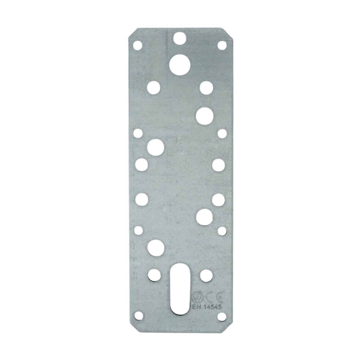 Koppelplaat - 180 x 63 x 2.5 mm - Verzinkt Koppelplaat - 180 x 63 x 2.5 mm - Verzinkt