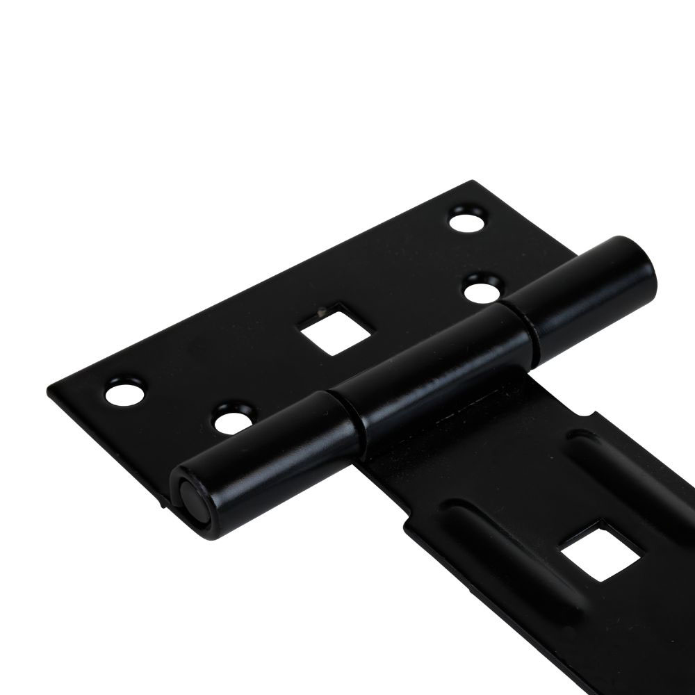 Kruisheng rechte uitvoering 15cm zwart gepoedercoat