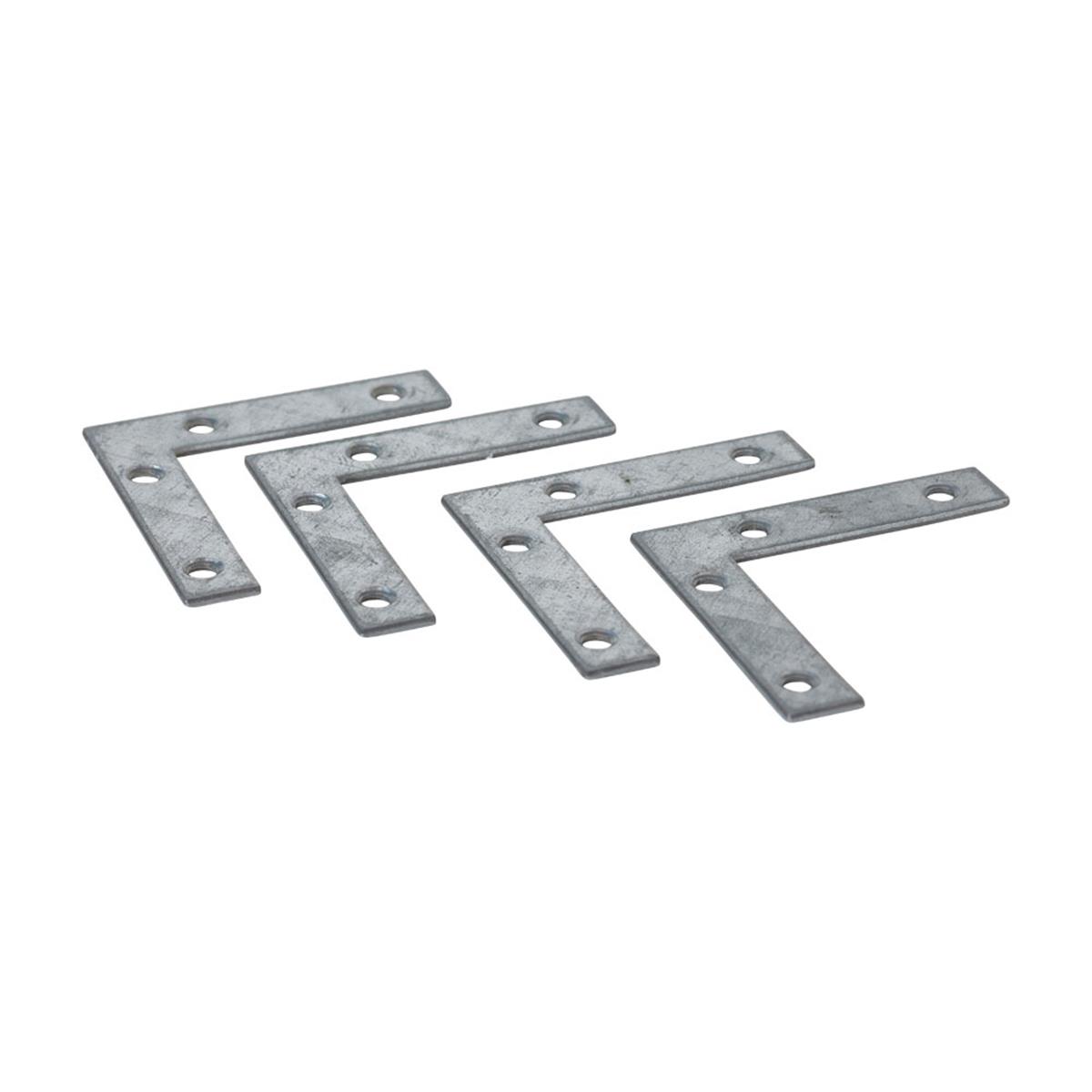 Raamhoeken - 50 mm - Verzinkt (4stuks) Raamhoeken - 50 mm - Verzinkt (4stuks)