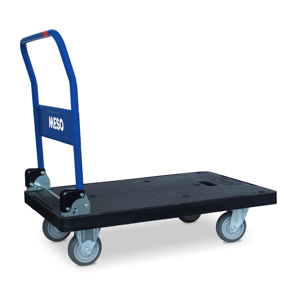 MESO inklapbare plateauwagen - Magazijnwagen 300 kg MESO inklapbare plateauwagen - Magazijnwagen 300 kg