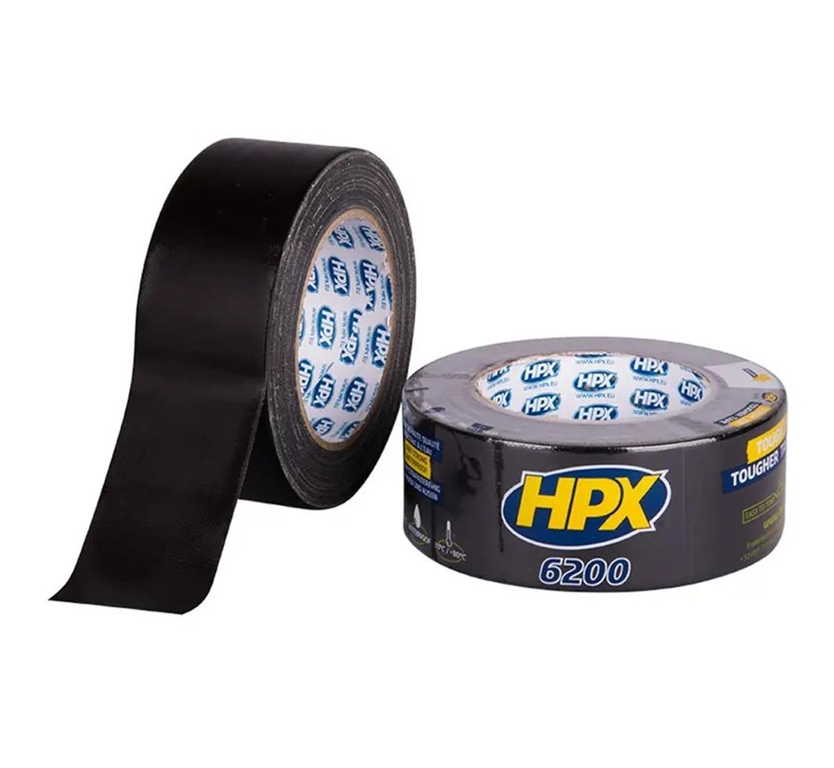 HPX - Pantsertape - Zwart - 48mm x 25m HPX - Pantsertape - Zwart - 48mm x 25m
