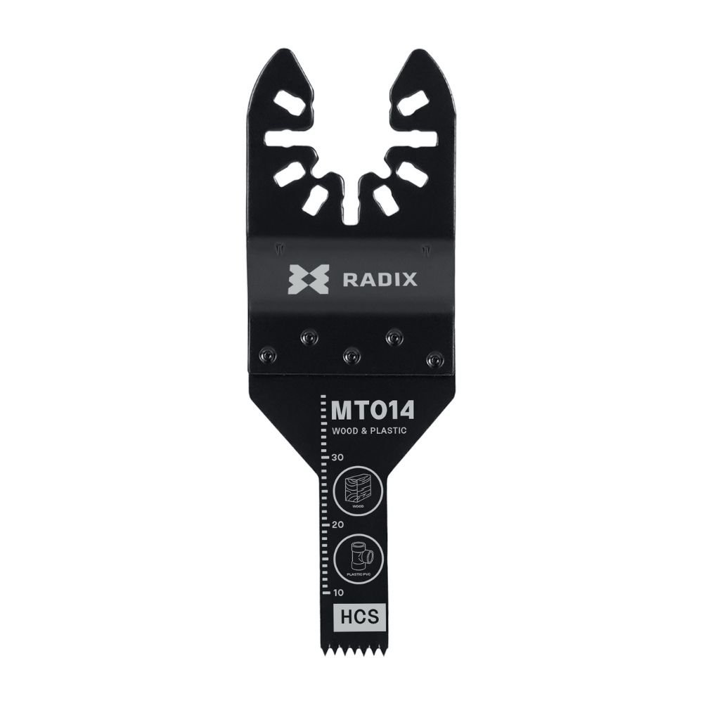 Radix Multitool Zaagblad HCS - 18 TPI Gefreesd - 40x10mm Radix Multitool Zaagblad HCS - 18 TPI Gefreesd - 40x10mm