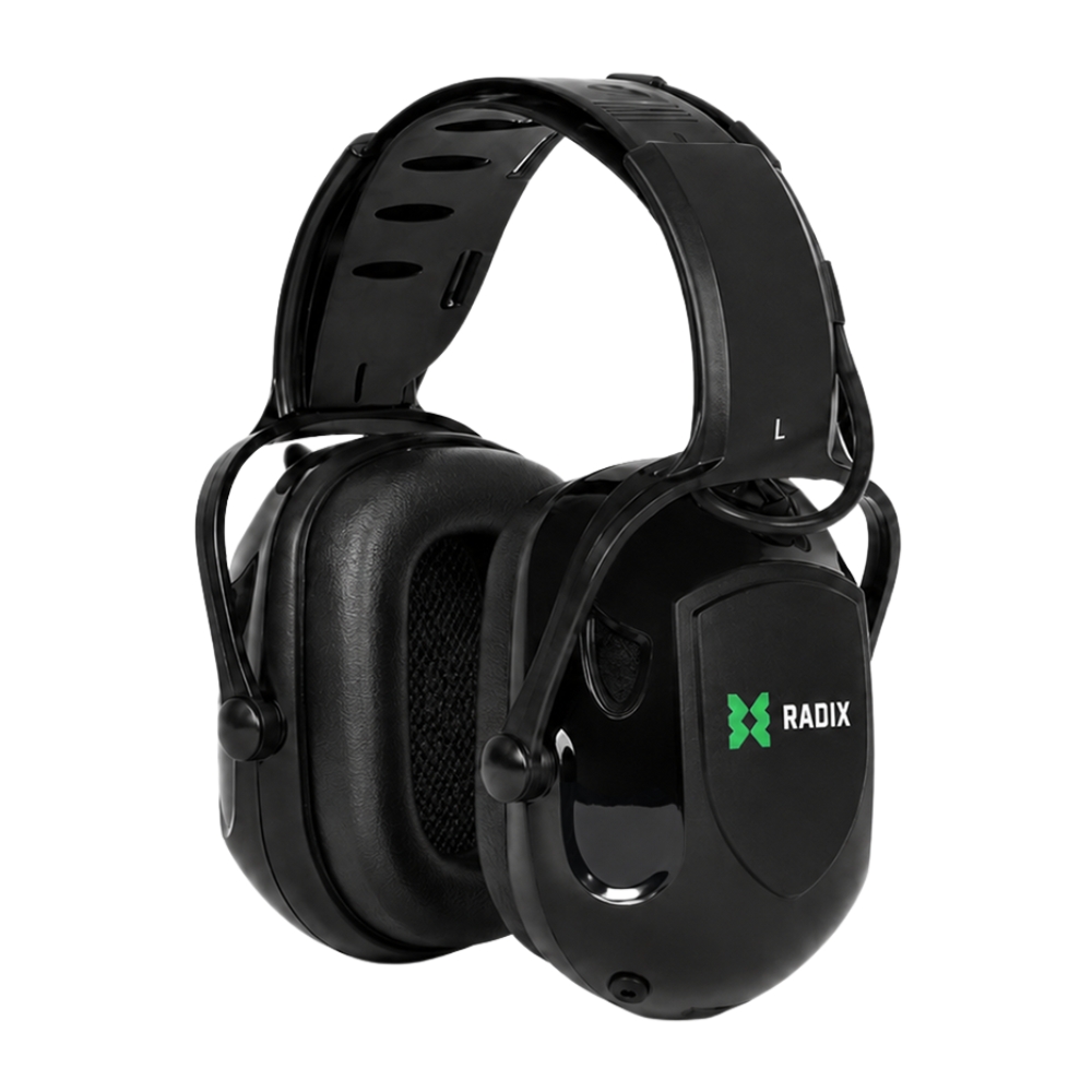Radix Gehoorbeschermer met Bluetooth - Zwart Radix Gehoorbeschermer met Bluetooth - Zwart