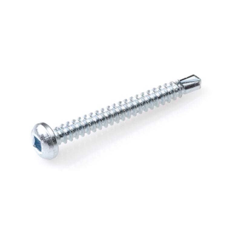 Zelfborende plaatschroeven squaredrive bolkop 4,8 x 13mm | FixMasters