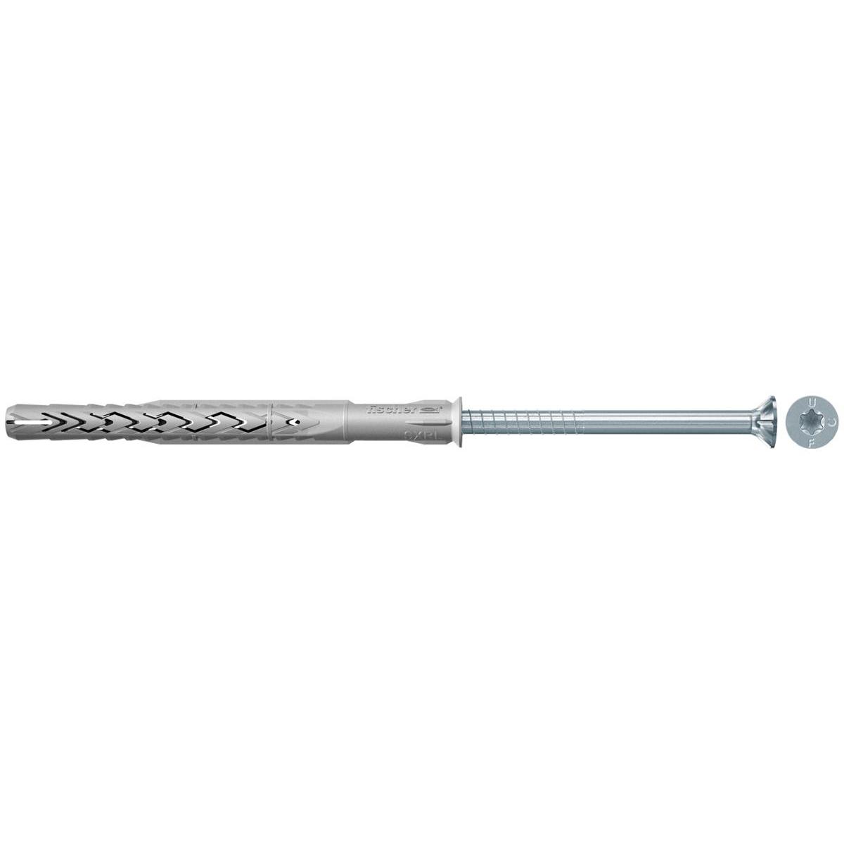 Fischer - Constructieplug - SXRL - 10 x 80 T - Verzonken kop (50 stuks)