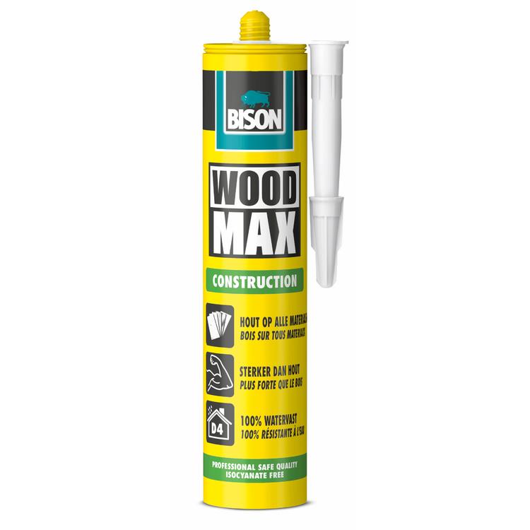 Bison - Wood Max constructielijm - 380g Bison - Wood Max constructielijm - 380g