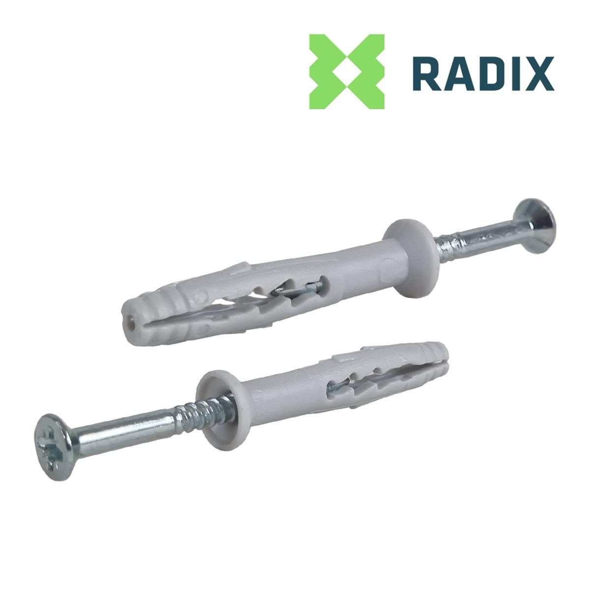 Radix fx Pro Nagelpluggen/slagpluggen verzonken kop 6 x | FixMasters Radix fx Pro Nagelpluggen/slagpluggen verzonken kop 6 x | FixMasters