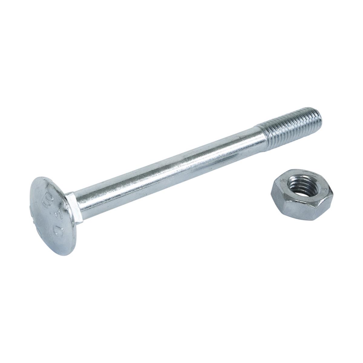 Slotbout M8 x 90mm - Incl moer - Verzinkt - DIN 603/555 (100 stuks) Slotbout M8 x 90mm - Incl moer - Verzinkt - DIN 603/555 (100 stuks)