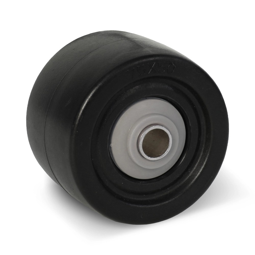 Nylon zwaarlastwiel zwart - Ø75mm - draagvermogen 600kg Nylon zwaarlastwiel zwart - Ø75mm - draagvermogen 600kg