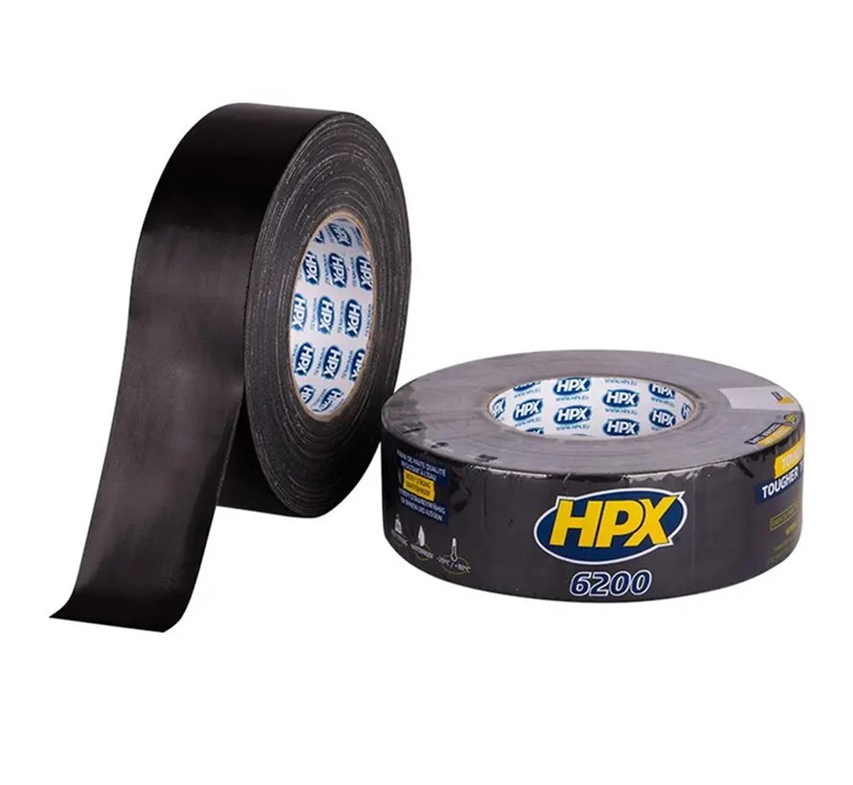HPX - Pantsertape - Zwart - 48mm x 50m HPX - Pantsertape - Zwart - 48mm x 50m