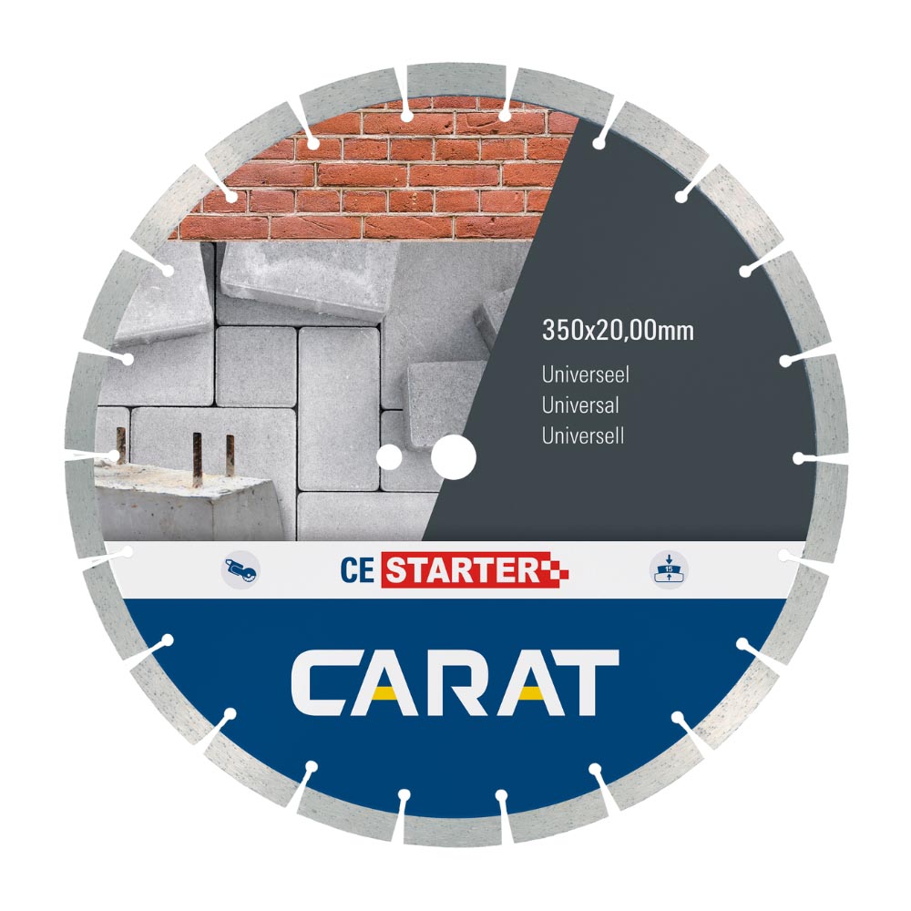 Carat - Diamantzaagblad - Universeel - Ø350 x 20 mm