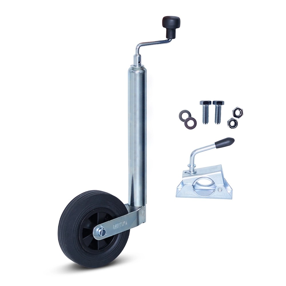 MESO Neuswiel Set Compleet 48mm - Kunststof Wielbody - Inclusief Klem en Montagemateriaal MESO Neuswiel Set Compleet 48mm - Kunststof Wielbody - Inclusief Klem en Montagemateriaal