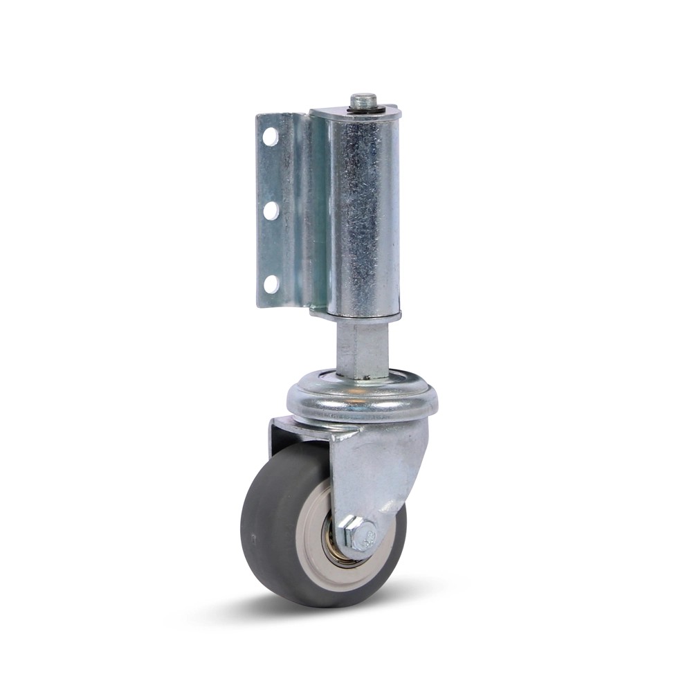 Trapwiel - TPR Rubber - 50mm - 35kg - zwenkwiel