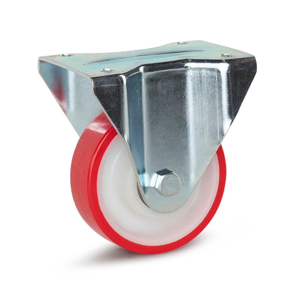 Polyurethaan bokwiel 125mm - draagkracht 270kg