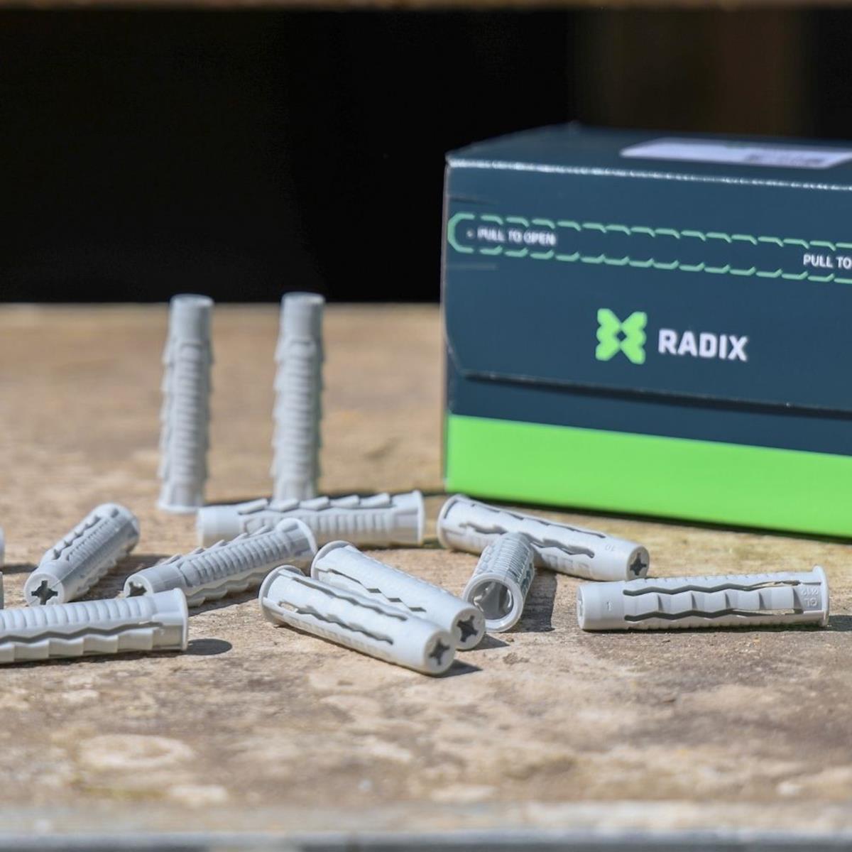 Radix fx Pro nylon pluggen 12 x 60mm | FixMasters Radix fx Pro nylon pluggen 12 x 60mm | FixMasters
