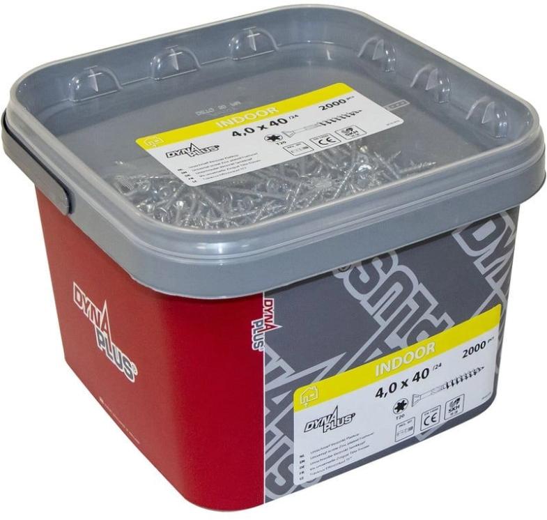 Dynaplus unischroeven Torx 20 platkop 4 x 50mm/30 verzinkt | FixMasters