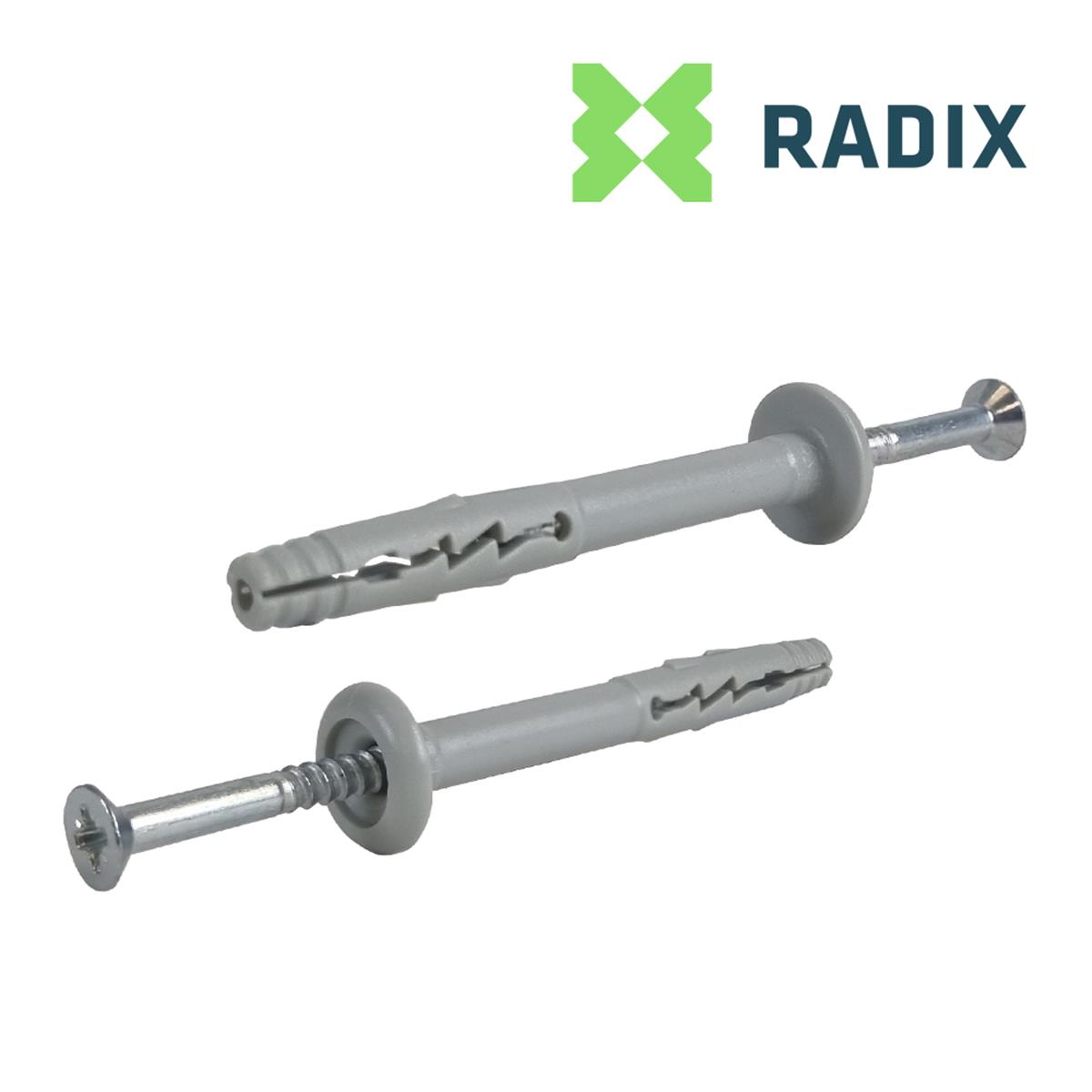Radix fx Pro Nagelpluggen/slagpluggen grote kraag 6 x | FixMasters Radix fx Pro Nagelpluggen/slagpluggen grote kraag 6 x | FixMasters