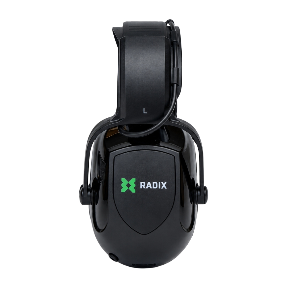 Radix gehoorbeschermer met bluetooth zwart | FixMasters Radix gehoorbeschermer met bluetooth zwart | FixMasters