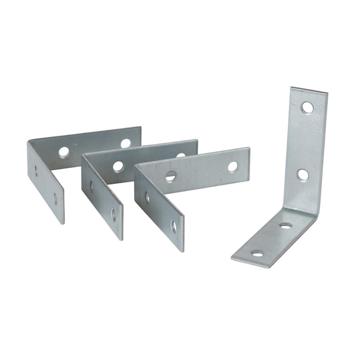 Verzinkte Stoelhoek 70mm - Set van 4 stuks