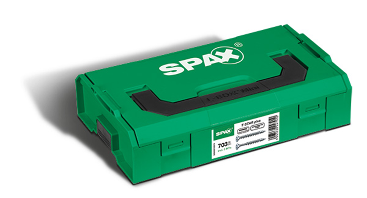 SPAX WIROX Torx L-BOXX Mini - 700-delige schroevenset SPAX WIROX Torx L-BOXX Mini - 700-delige schroevenset