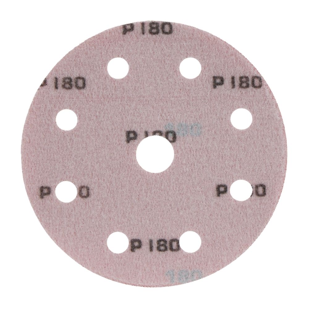 Radix Pro Klittenband Schuurschijven 125mm P180 - 9 Stofgaten (50 stuks) Radix Pro Klittenband Schuurschijven 125mm P180 - 9 Stofgaten (50 stuks)
